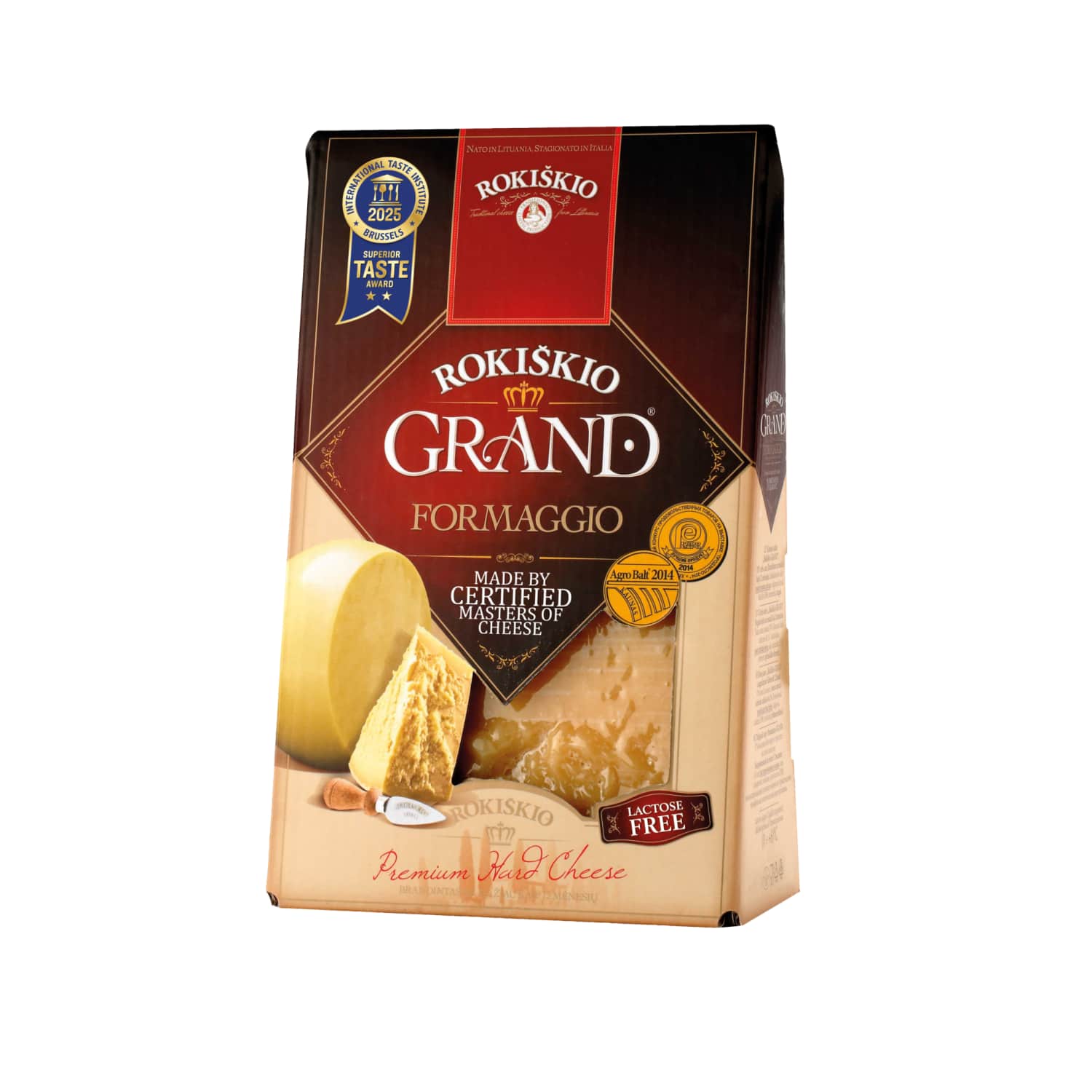 Kietasis sūris suv. dėž. ROKIŠKIO GRAND, 450g