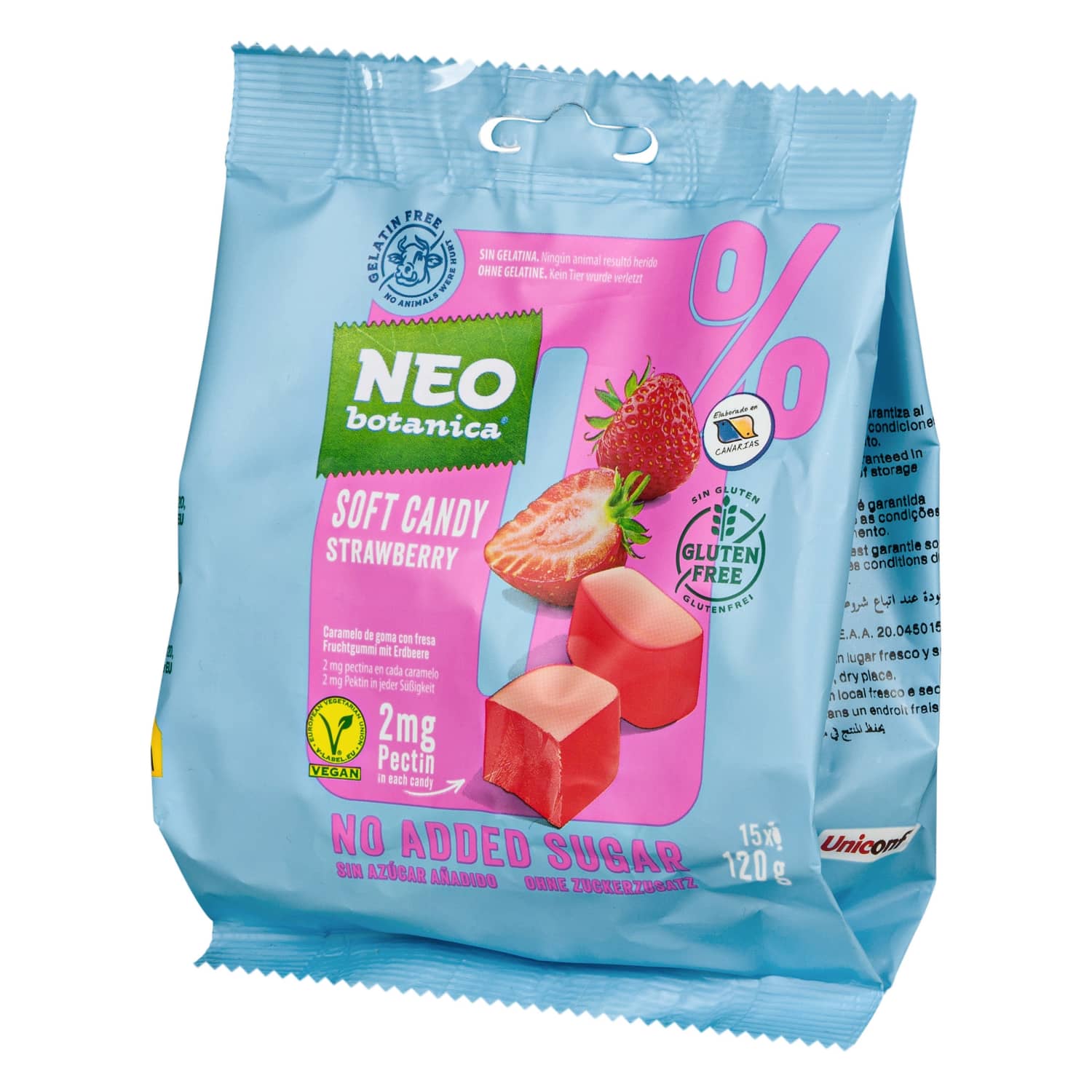 Jelly sweet strawberry flavor NEOBOTANICA, 120 g