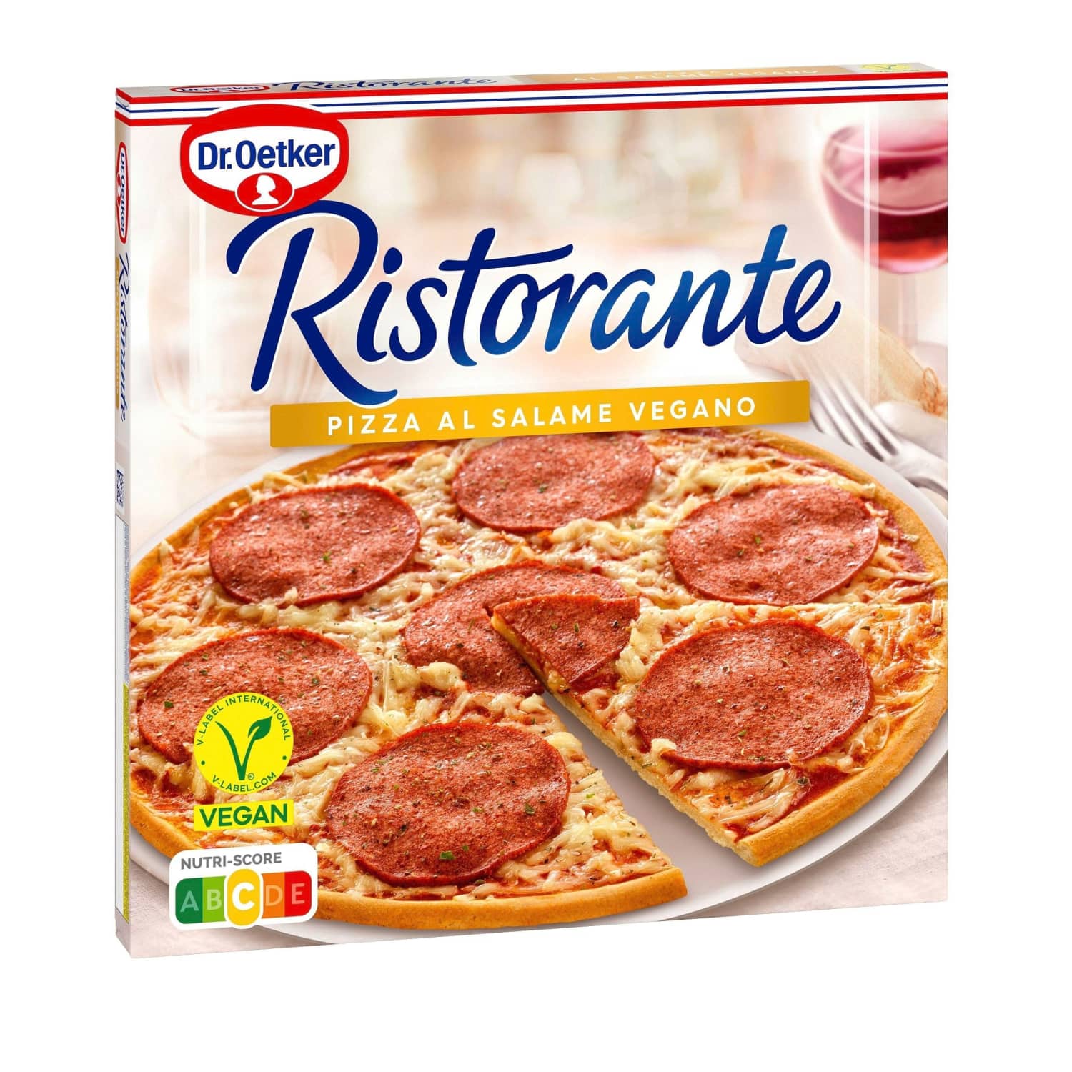 Frozen pizza RISTORANTE SALAME VEGAN, 295 g