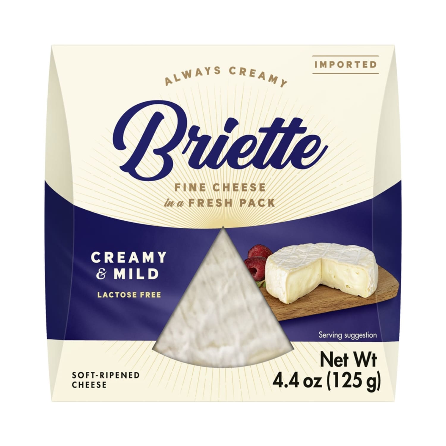Cheese BRIETTE CREAMY AND MILD, 60 %, 125 g