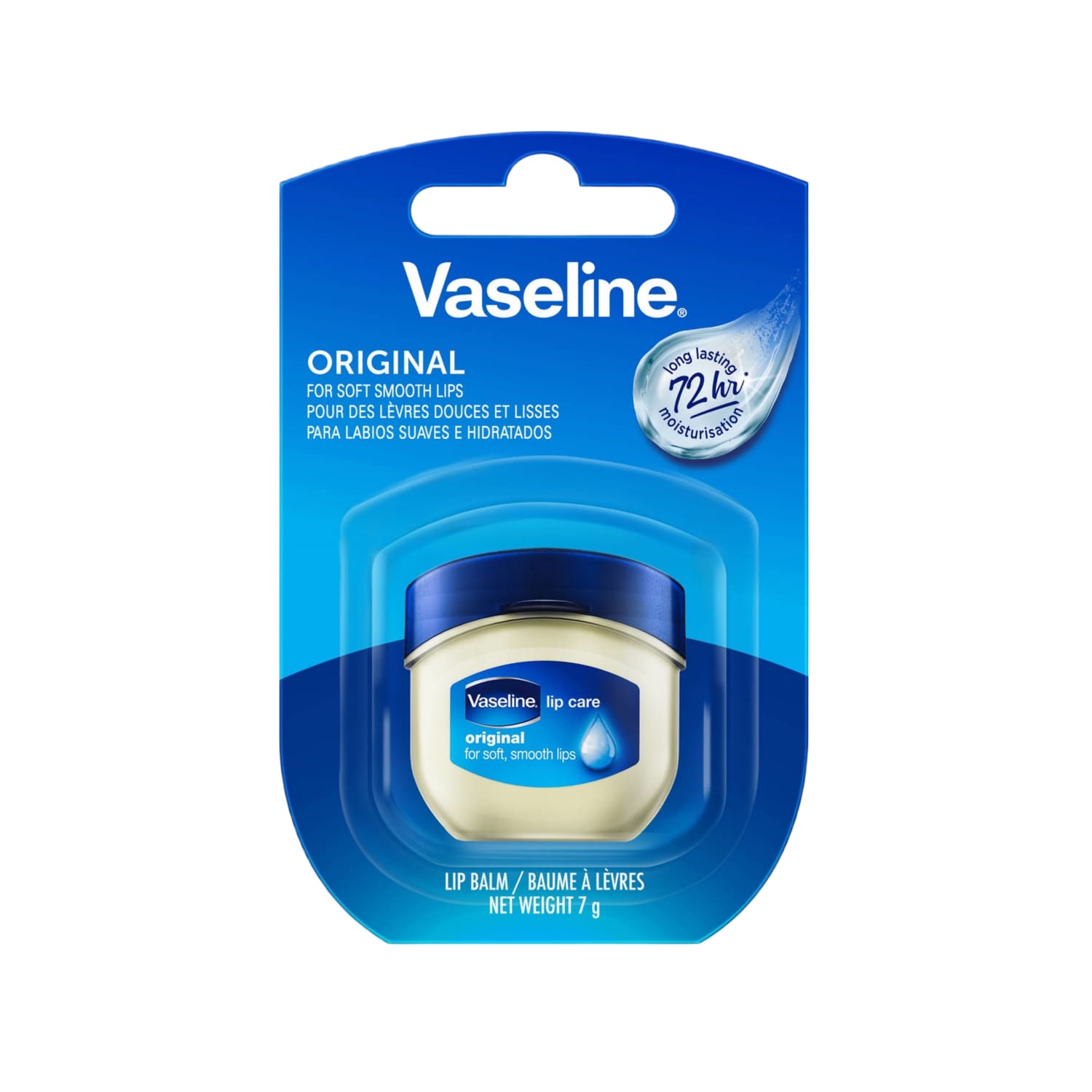 Бальзам для губ VASELINE ORIGINAL, 7 г