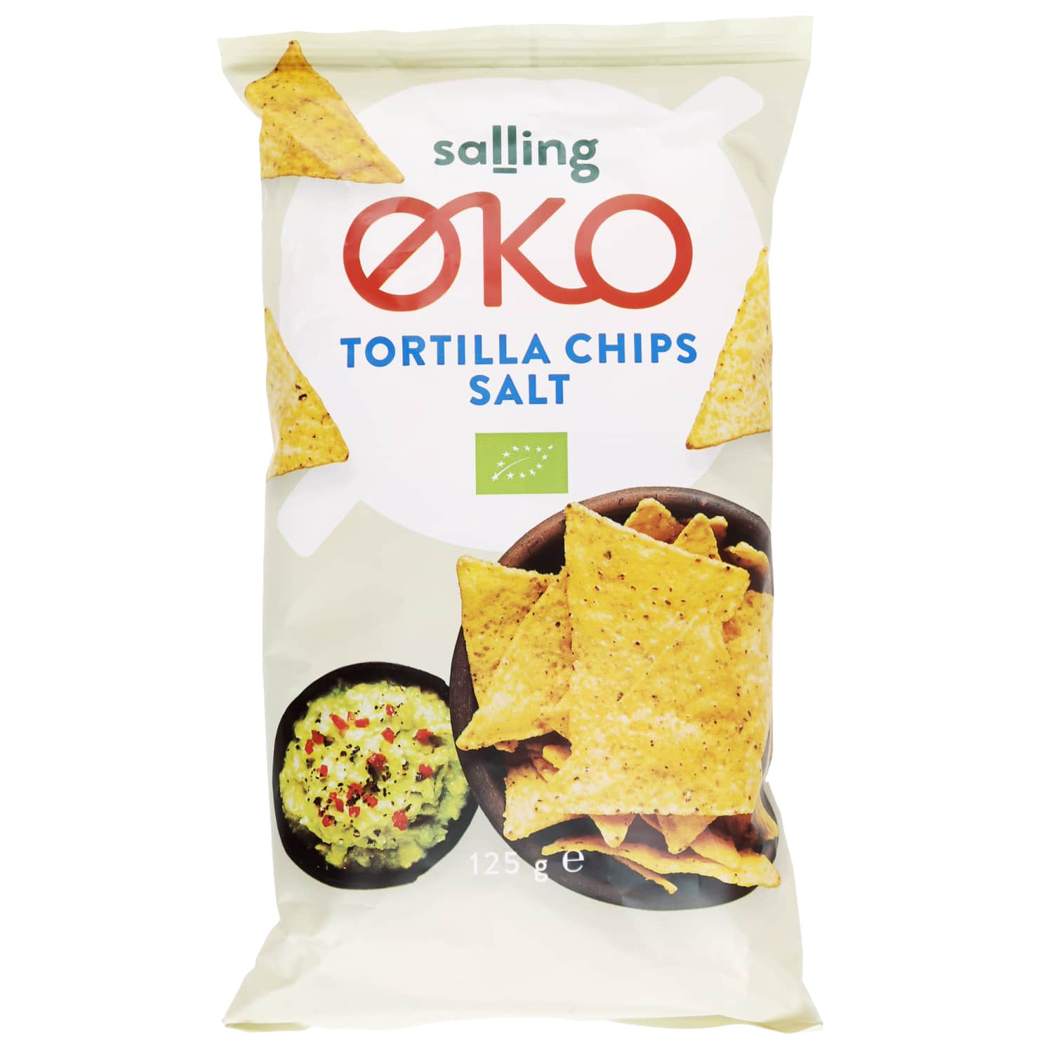 Organic tortilla chips SALLING EKO, 125 g