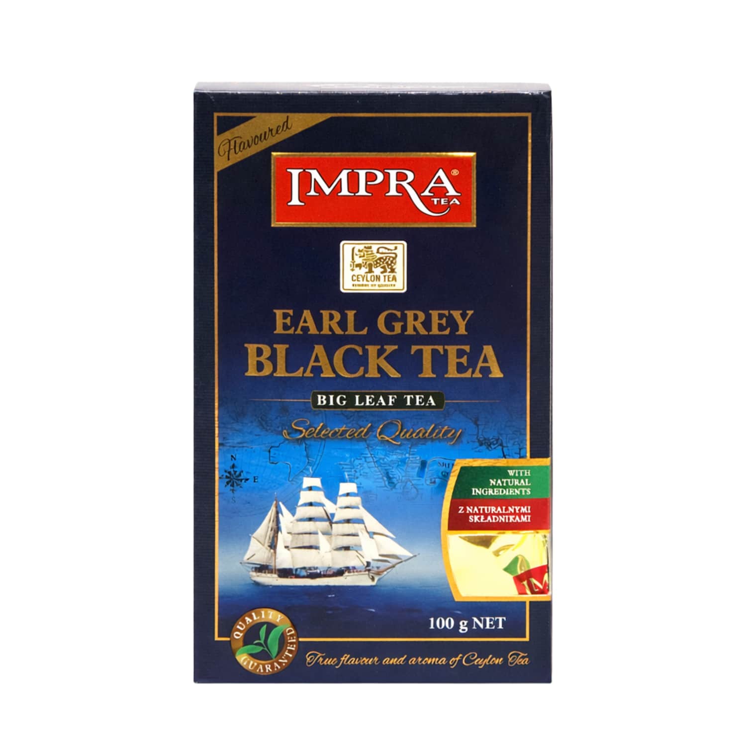 Черный цейлонский чай EARL GREY IMPRA, 100 г