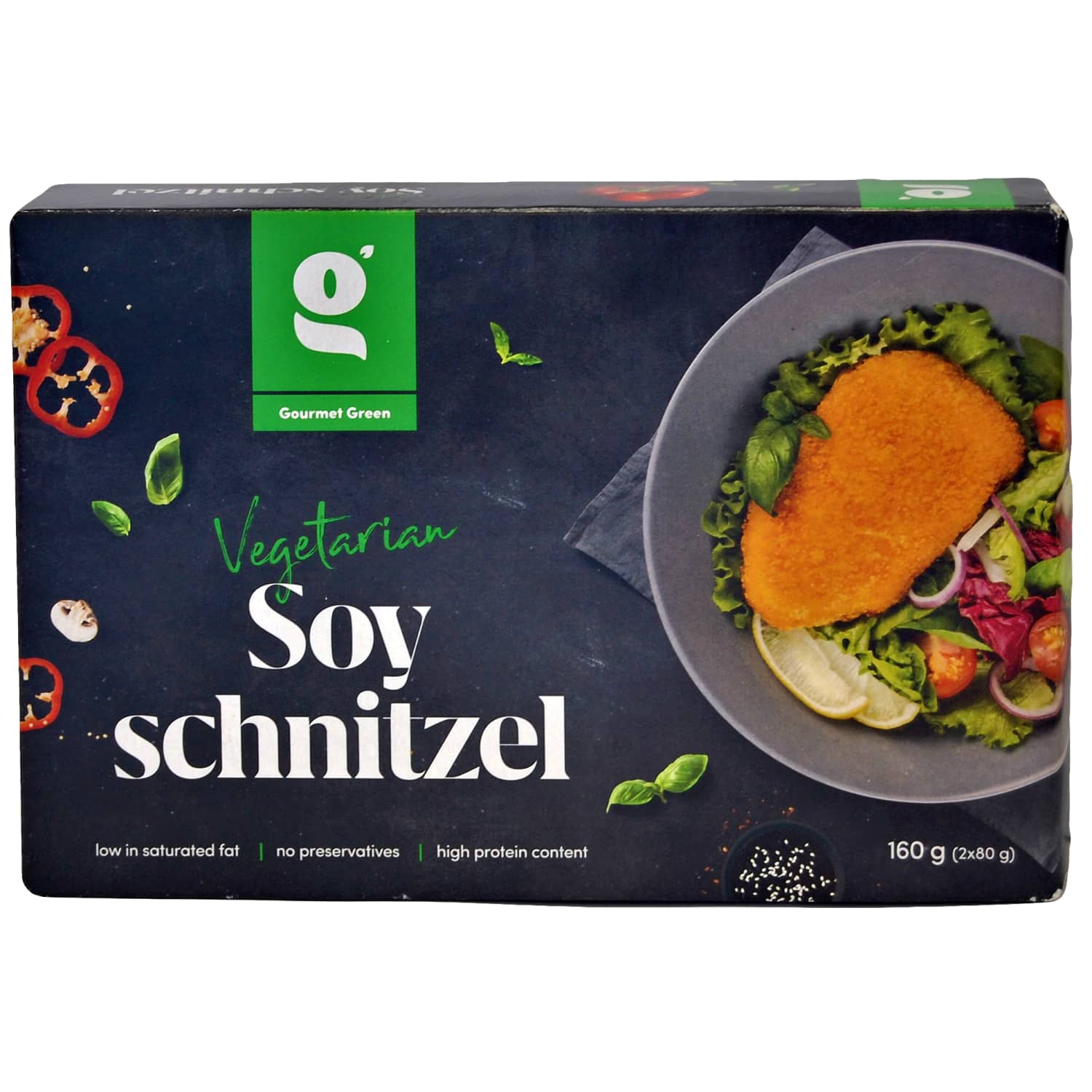 Fried soy schnitzels GOURMET GREEN, 160 g