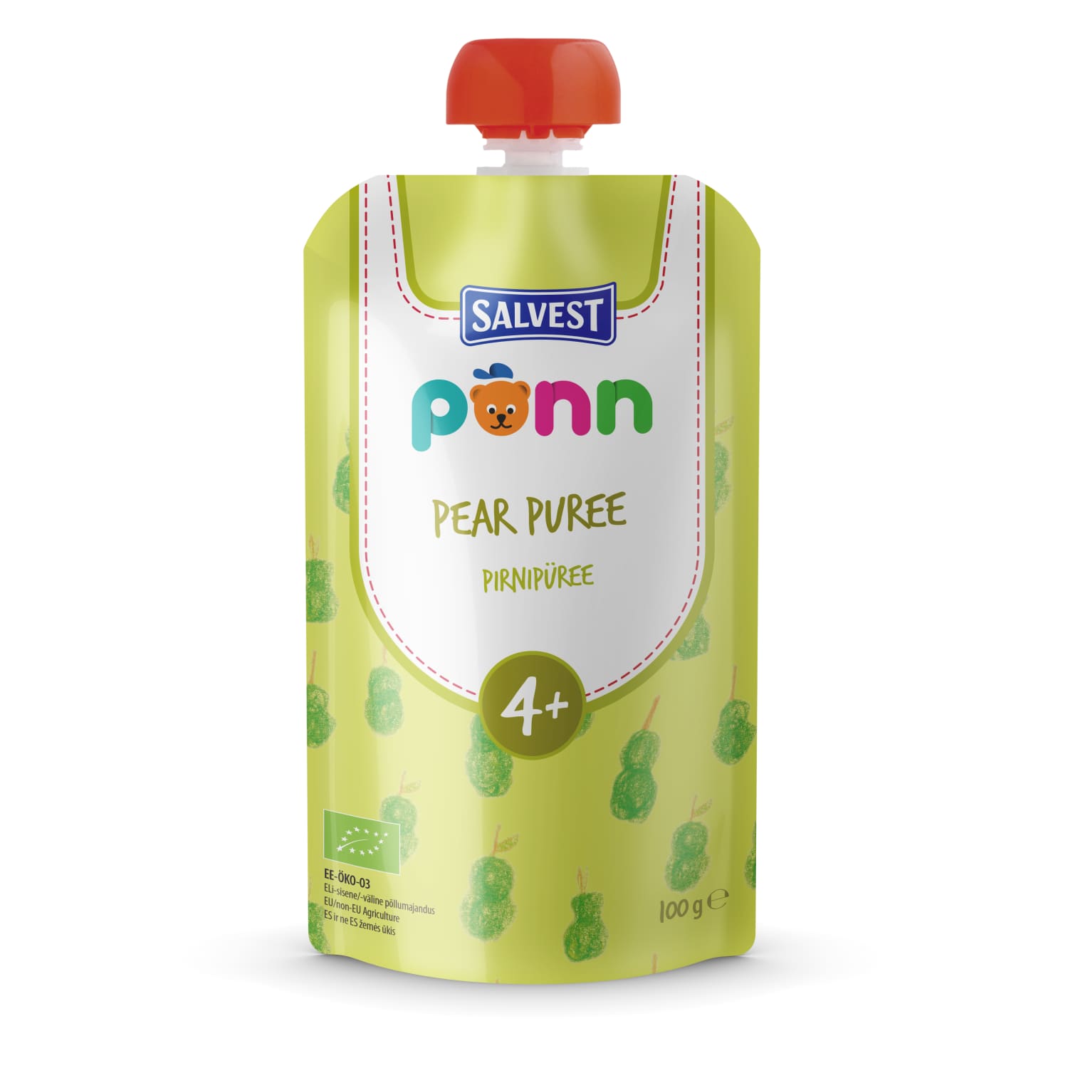 Ekol. kriaušių tyrelė PONN, nuo 4 mėn, 100 g
